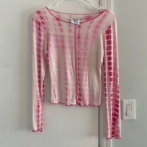 Princess Polly long sleeve tie dye blouse